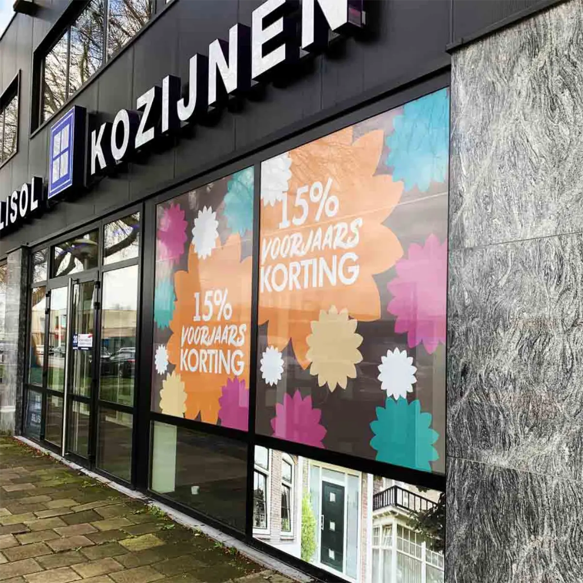 Belisol raambelettering Tilburg
